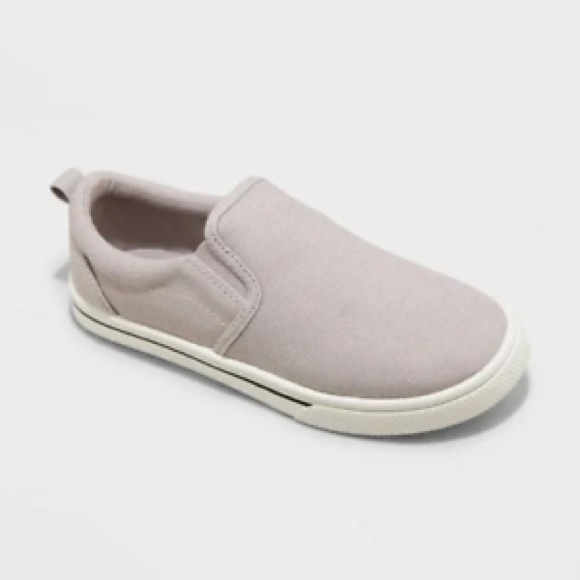 Cat & Jack Shoes Kids Blaine Slipon Sneakers Cat Jack Gray Size 4